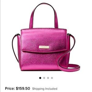 Laurel Way Mini Alisanne Metallic Pink